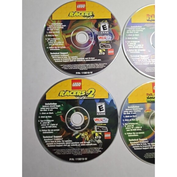 2007 Lego 4 Game Collection Set (Island, Island 2, Racers, Racers 2) - Picture 9 of 13